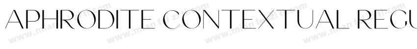 Aphrodite Contextual Regular字体转换